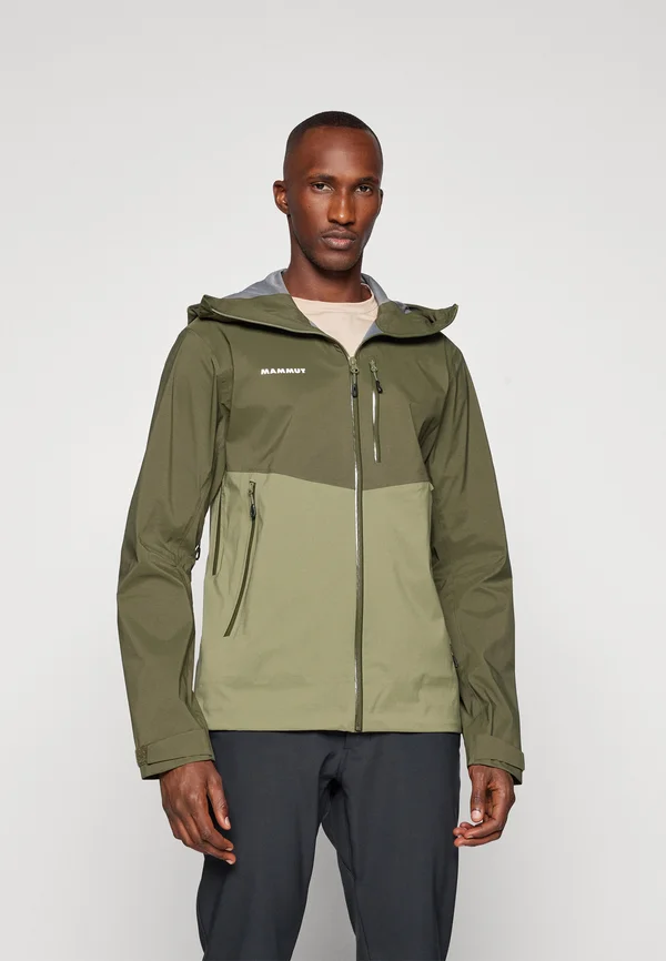ALTO GUIDE HOODED - Hardshell jacket - marsh/dark marsh
