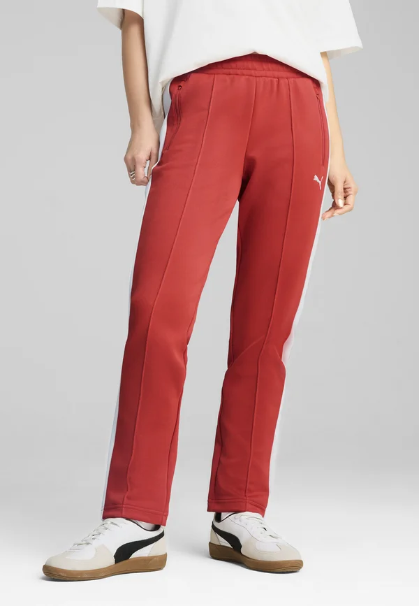 ALWAYS ON SLIM TRACK PANTS - Tracksuit bottoms - red fire