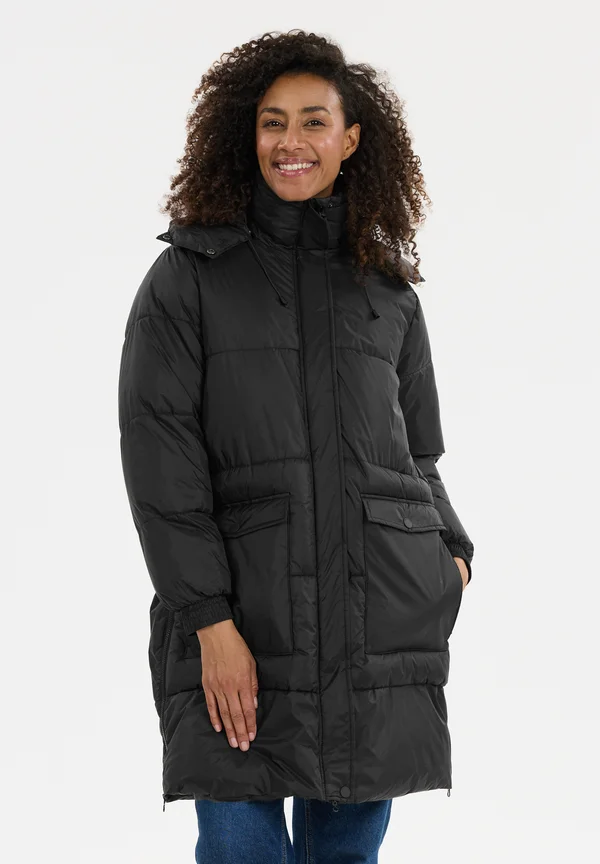 AMATOS - Winter coat - black