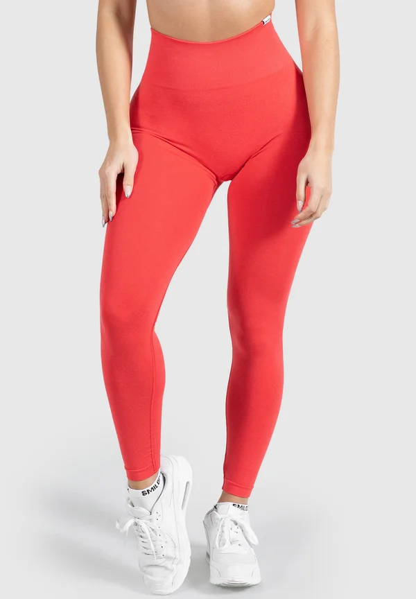 AMAZE PRO SCRUNCH HIGH WAIST SEAMLESS - Leggings - rot