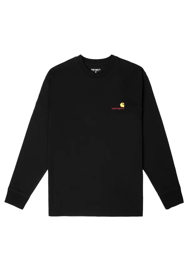 AMERICAN SCRIPT - Long sleeved top - schwarz