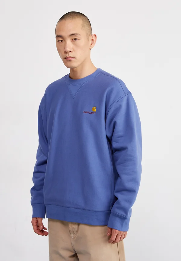 AMERICAN SCRIPT - Sweatshirt - blue iris