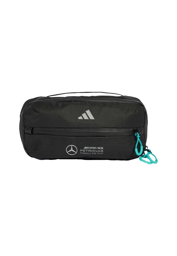 AMG PETRONAS FORMULA ONE INTELLIGENT PACKING SYSTEM - Wash bag - black   reflective silver   semi mint rush