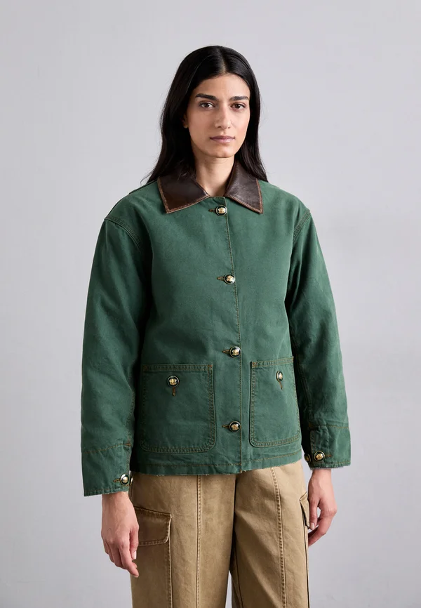 ANCIEN - Summer jacket - vert fonce