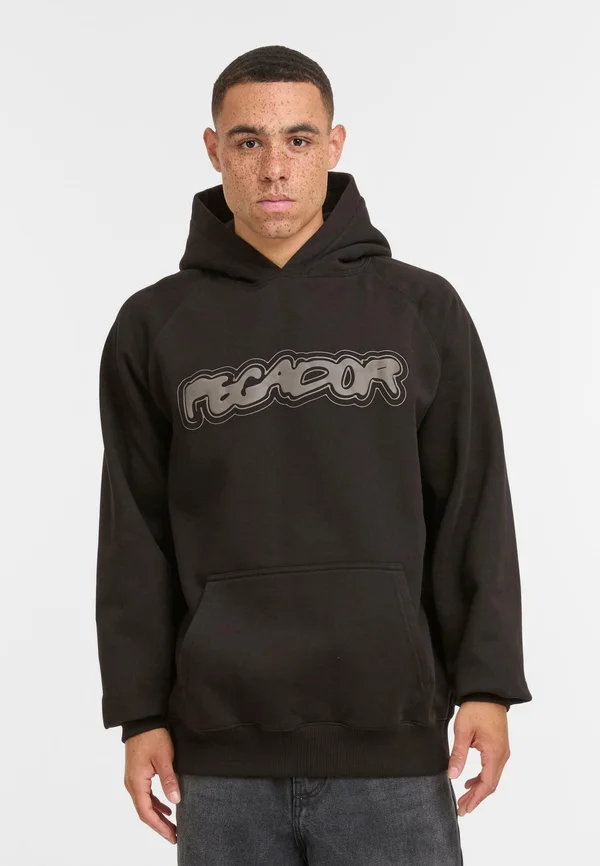 ANCLAR RAGLAN - Hoodie - washed black