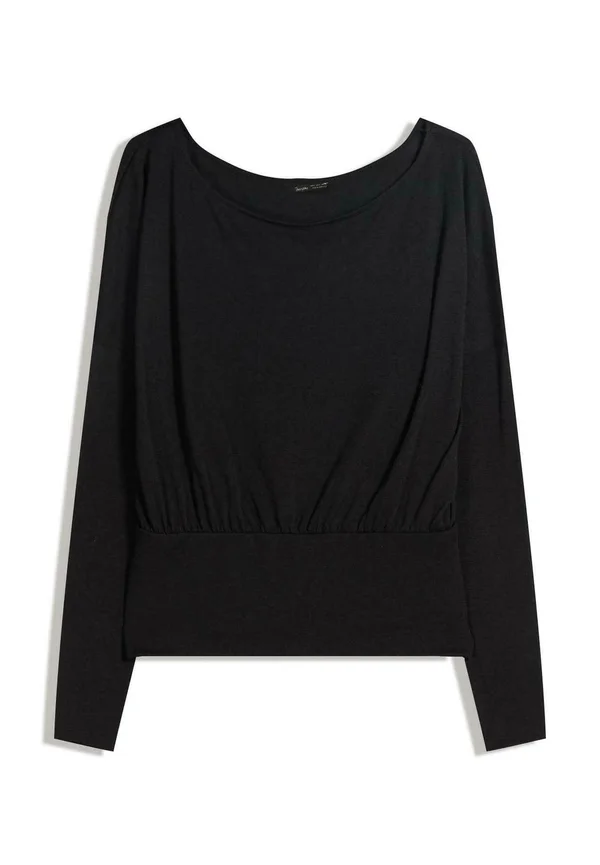 AND SASH - Long sleeved top - black