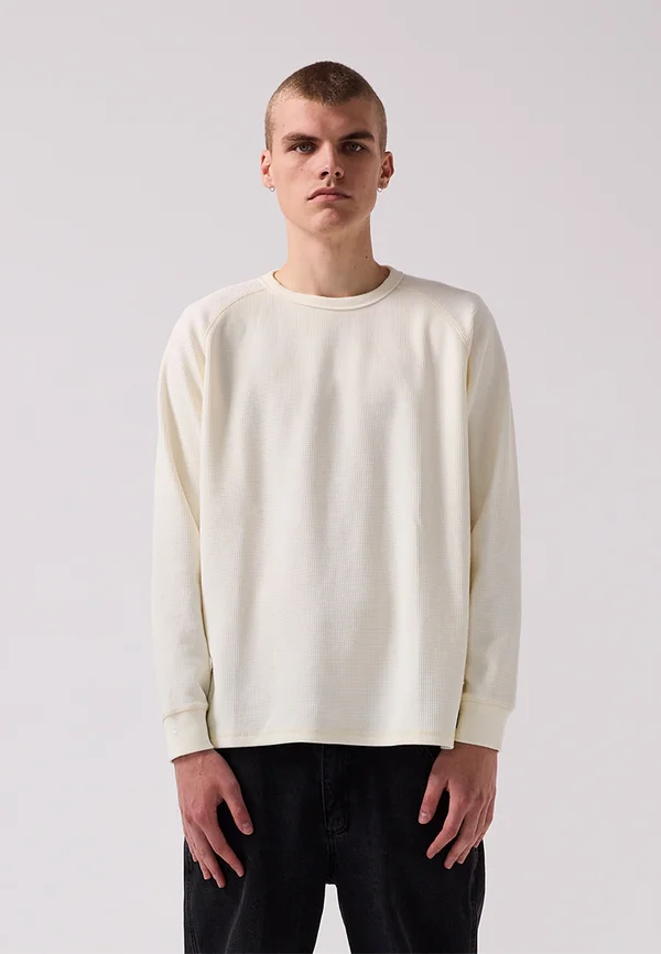 ANDERSON WAFFLE - Sweatshirt - beige