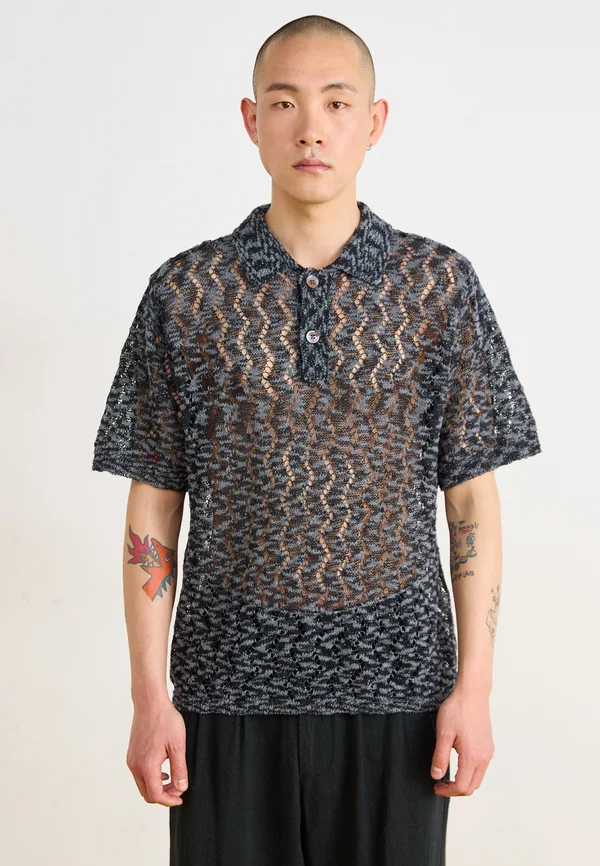 ANDRE - Polo shirt - black