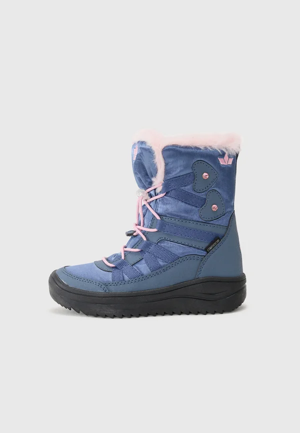 ANETA TEX - Winter boots - blue/rose