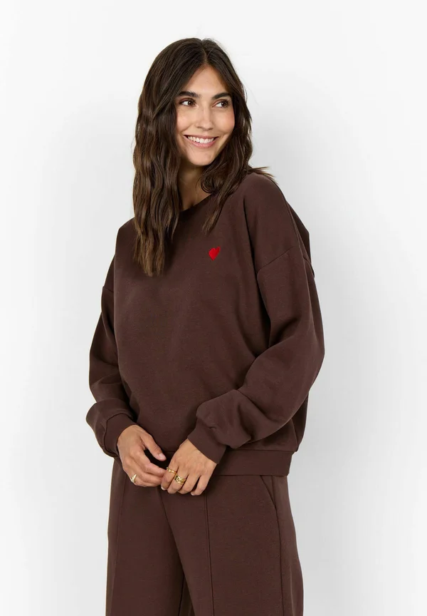 ANGELIN - Sweatshirt - hot fudge