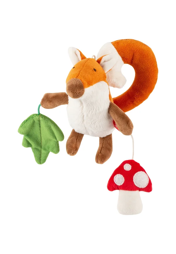 ANHÄNGER FUCHS - Cuddly toy - orange/weiß