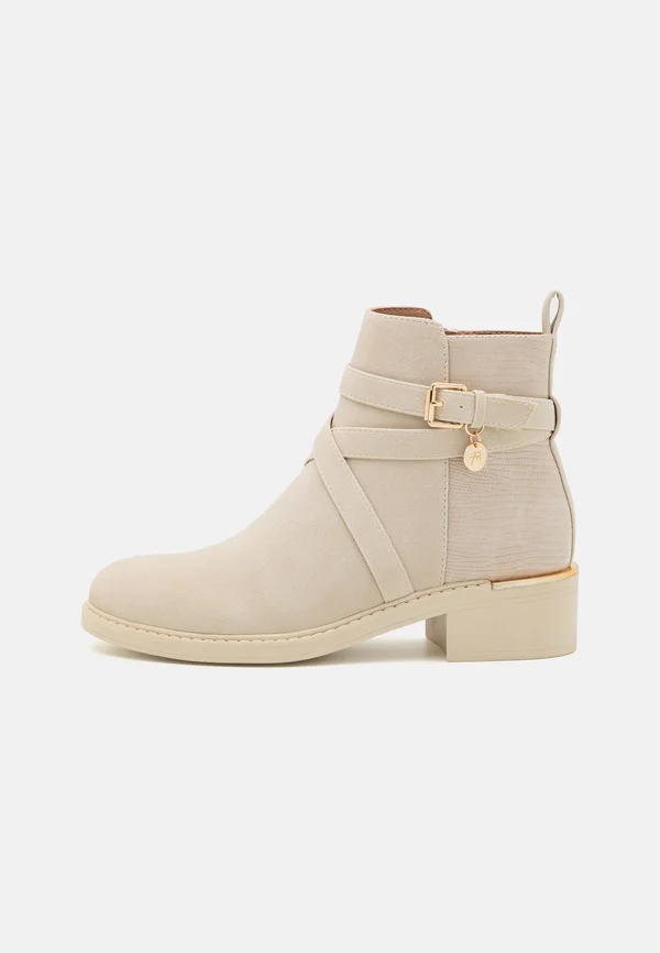 Ankle boots - beige