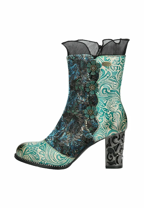 Ankle boots - bleu