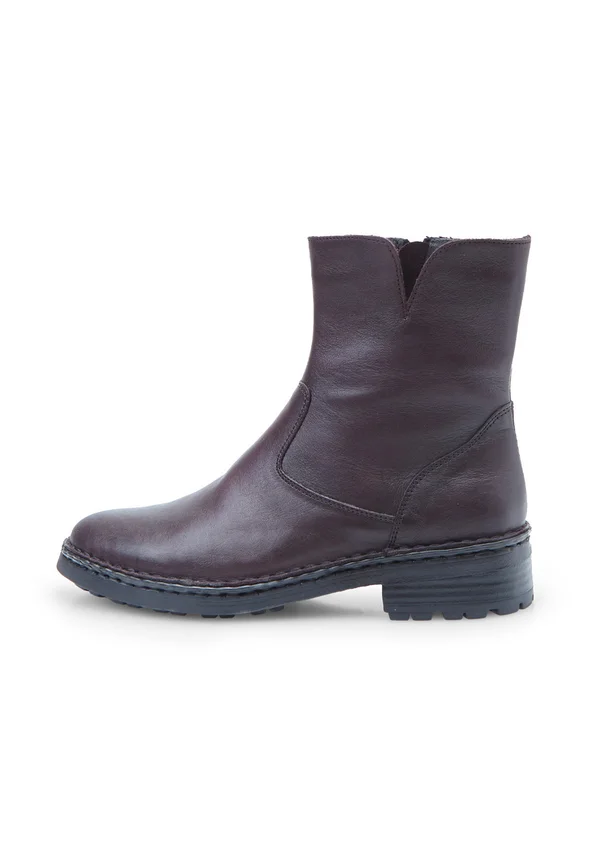 Ankle boots - bordeaux