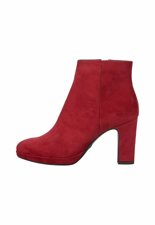 Ankle boots - cherry