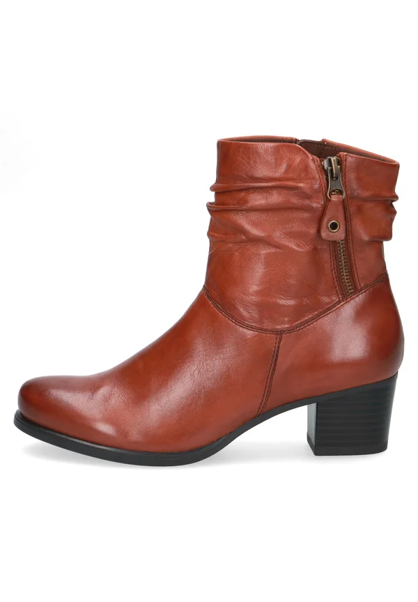 Ankle boots - cognac soft na