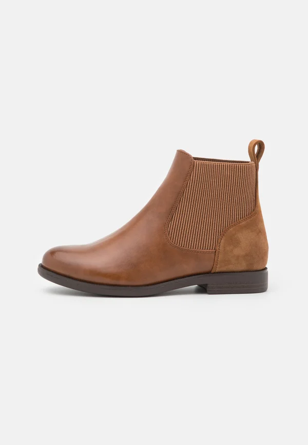 Ankle boots - cognac