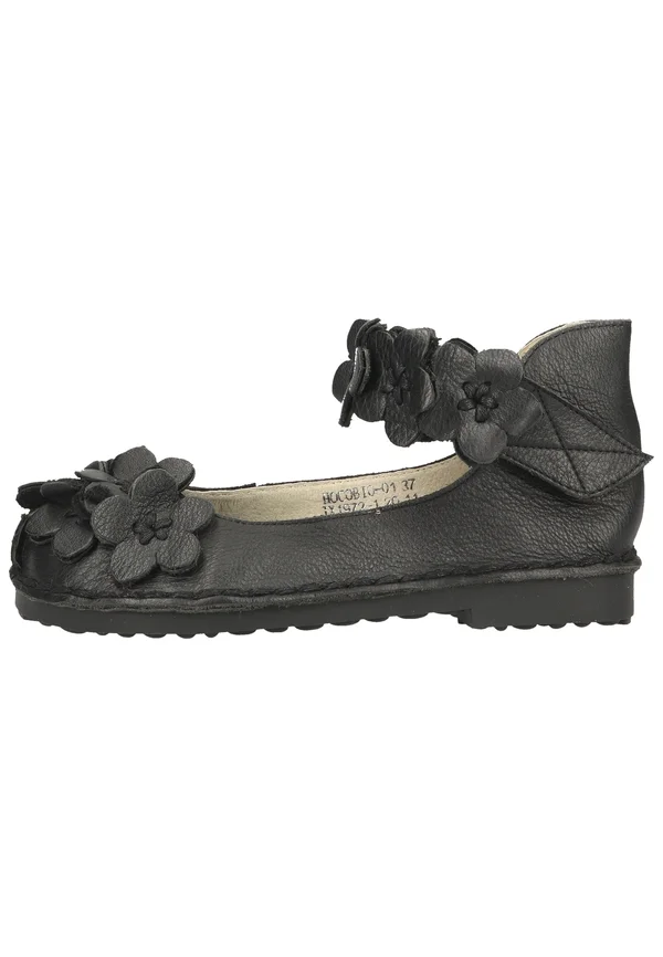 Ankle strap ballet pumps - noir