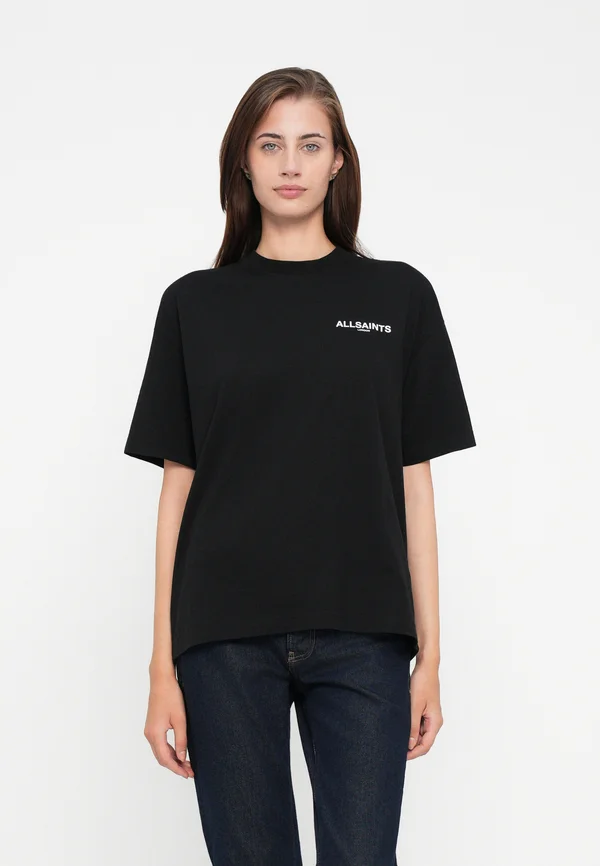 ANNA ETTA TEE - Print T-shirt - black