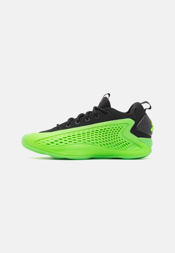 ANTHONY EDWARDS 1 UNISEX - Basketball shoes - lucid lime/aurora ink/core black