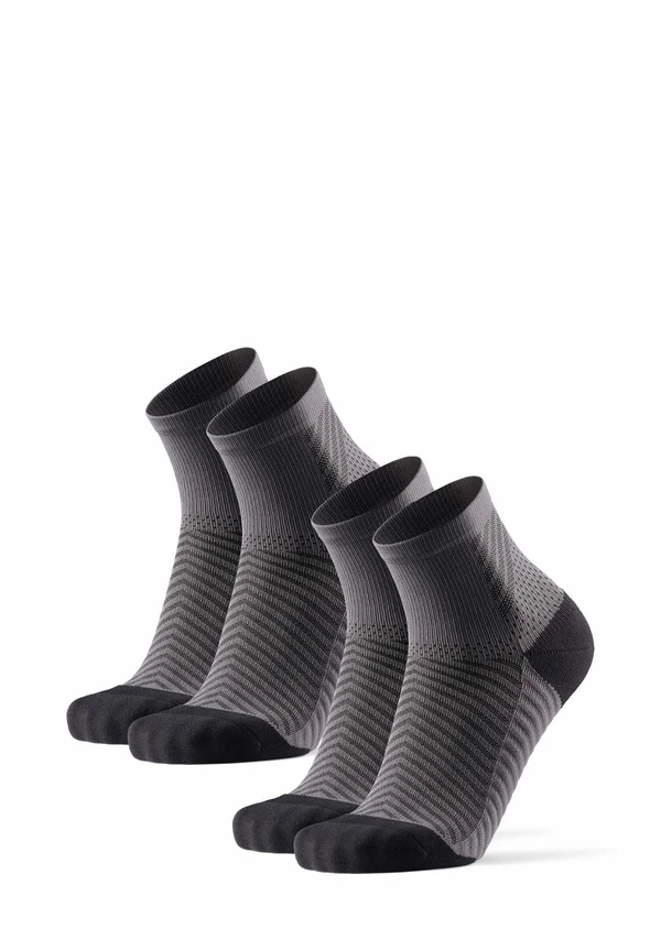 ANTI-FRICTION RACE 2-PACK - Sports socks - black grey