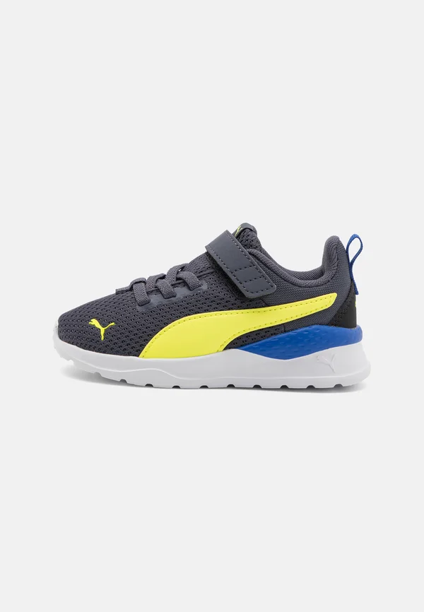 ANZARUN LITE UNISEX - Road running shoes - galactic gray/lemon sherbert/black