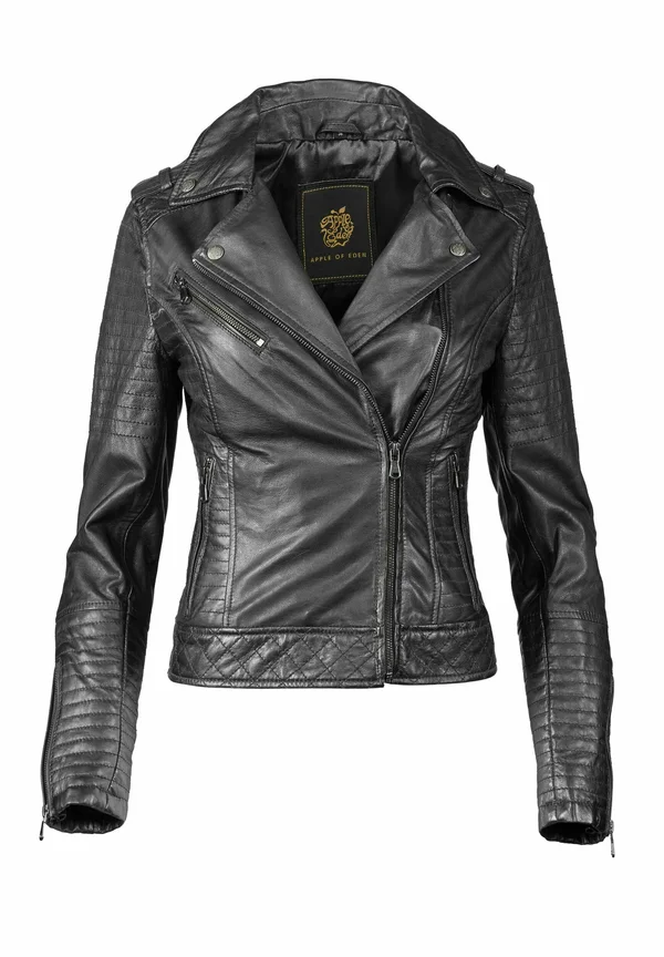 AOE-132 - Leather jacket - schwarz