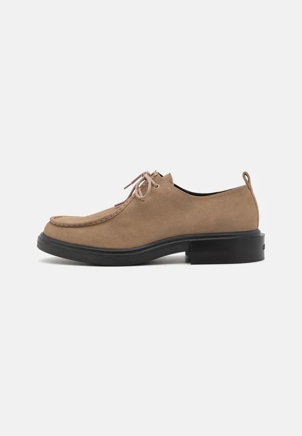 APRON LACE UP  - Casual lace-ups - beige