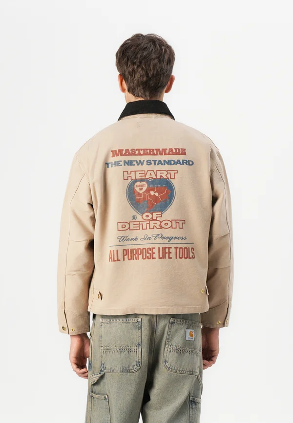 ARCAN GRAPHIC JACKET DEARBORN - Light jacket - dusty brown/tobacco