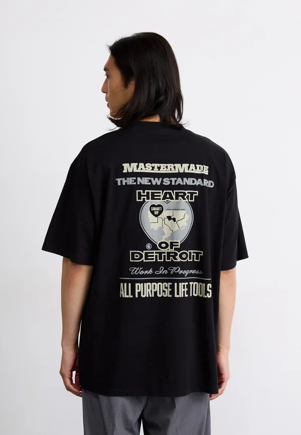 ARCAN - Print T-shirt - black