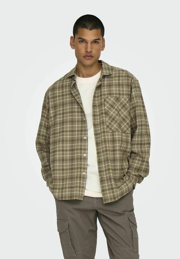 ARCHER WASHES RELAXED - Shirt - caribou