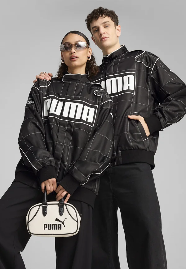 ARCHIVE SEASONAL RELAXED RACER JACKET UNISEX - Bomber Jacket - black