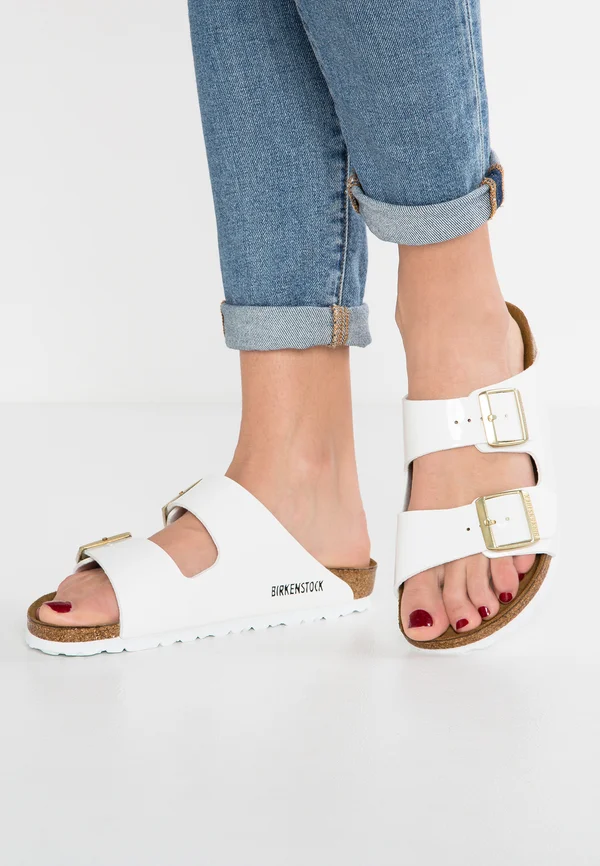 ARIZONA BF NARROW - Sandals - white