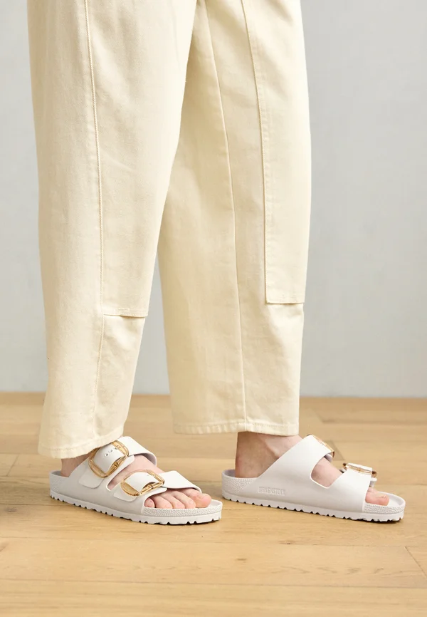 ARIZONA BIG BUCKLE EVA NARROW - Sandals - eggshell