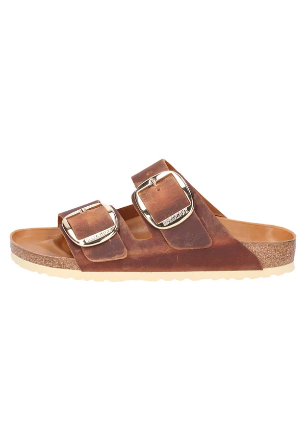 ARIZONA BIG BUCKLE FL HEX NARROW - Sandals - brown