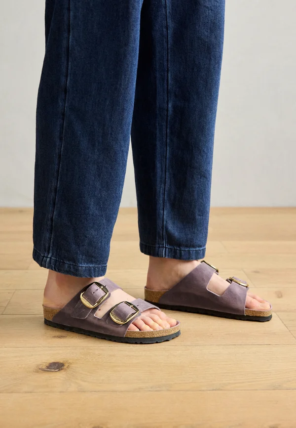 ARIZONA BIG BUCKLE LEOI HEX NARROW - Sandals - lavender