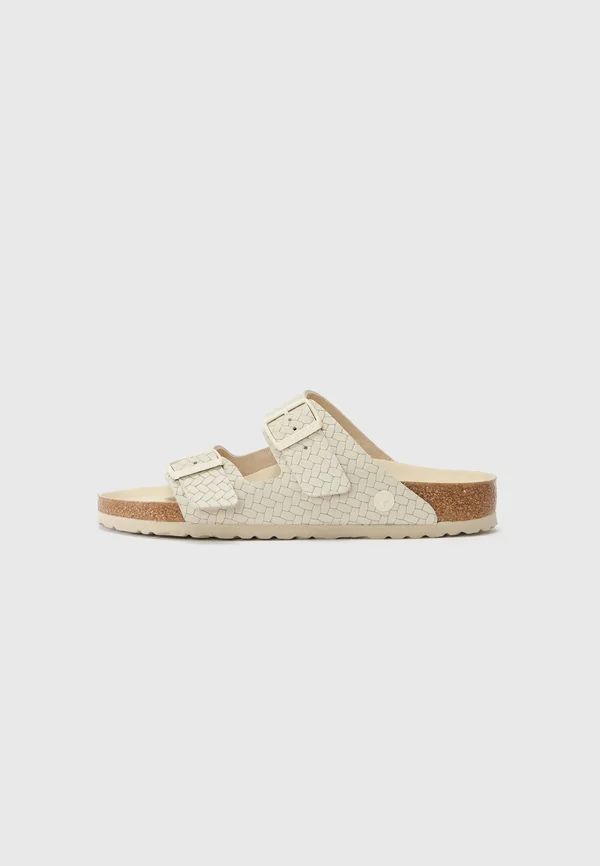 ARIZONA LENA WOVEN EMBOSS HEX NARROW - Sandals - ecru