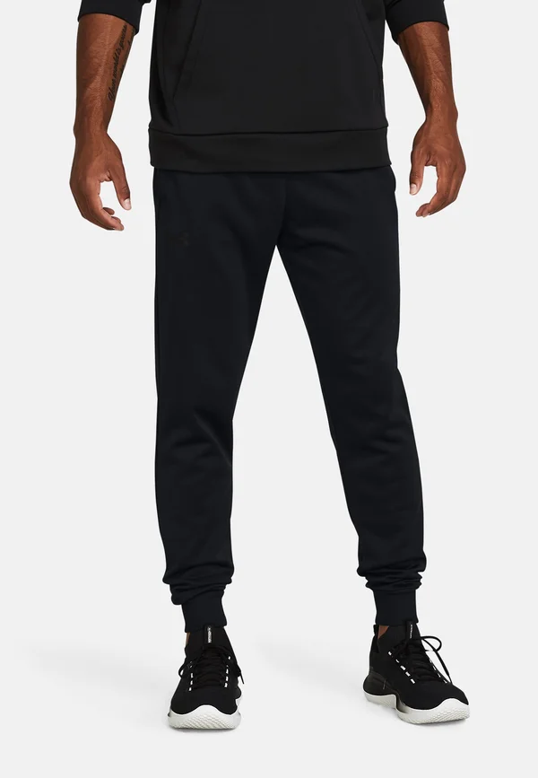 ARMOUR FLEECE - Tracksuit bottoms - black