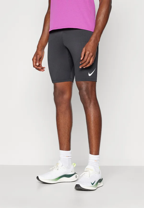 AROS - Running tights - black/summit white