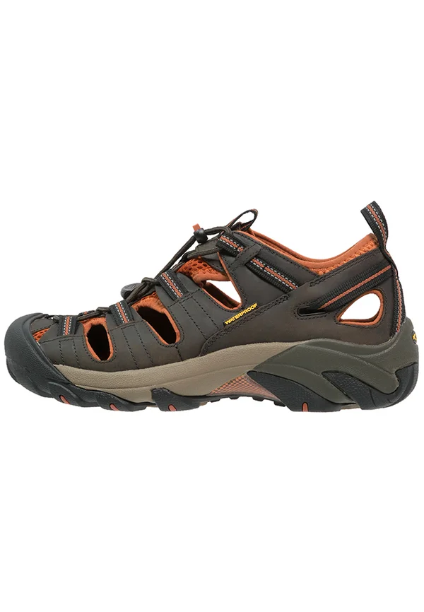 ARROYO II - Walking sandals - black olive/bombay brown