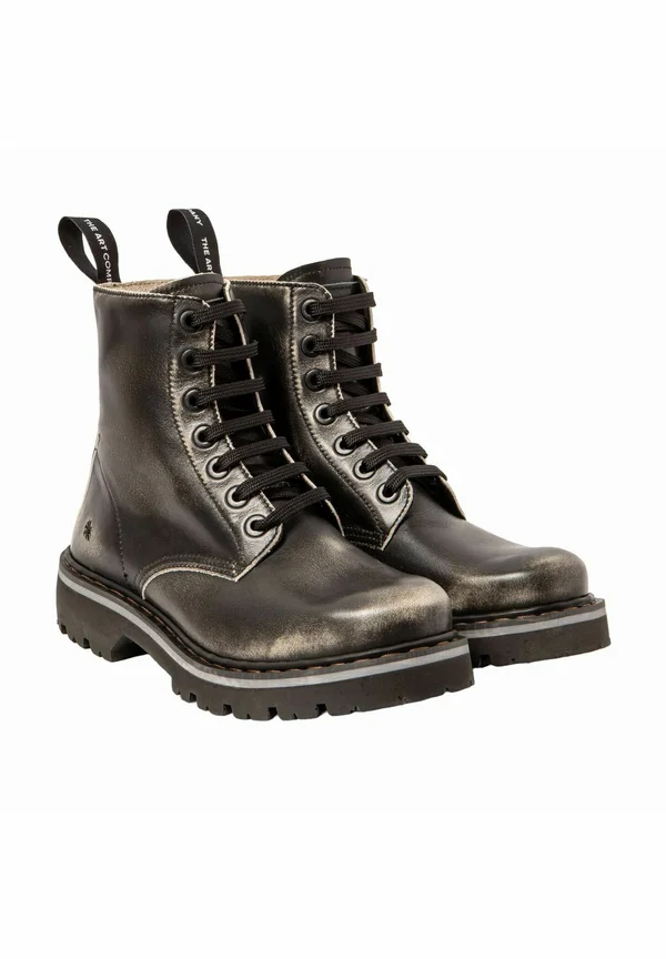 *ART - Platform ankle boots - off white