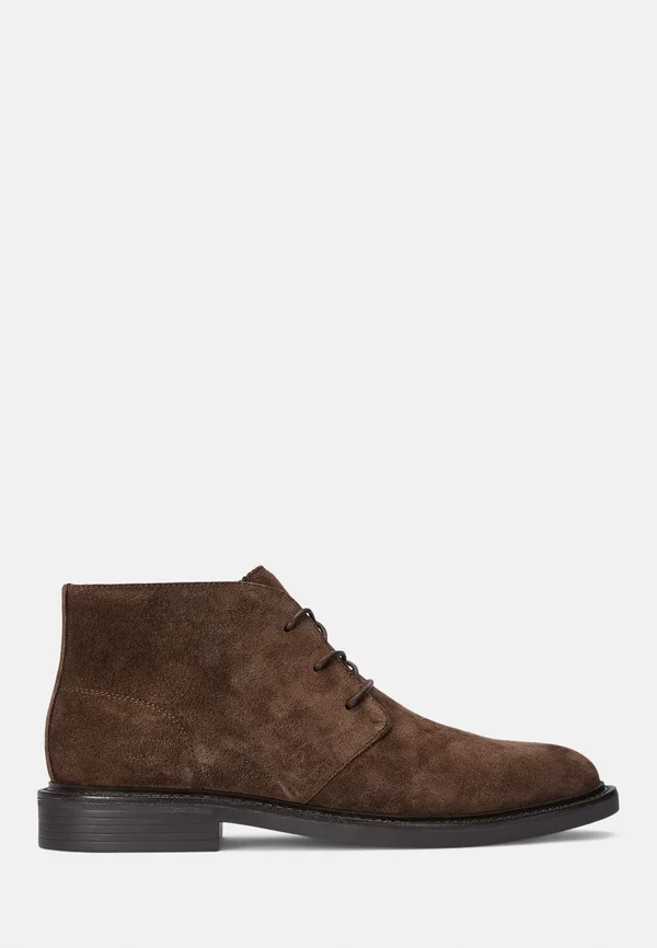 ASHER SUEDE CHUKKA BOOT - Lace-ups - chocolate brown