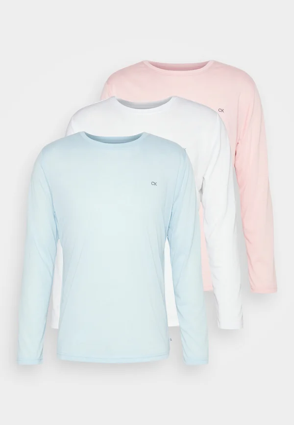 ASSORTED LONG SLEEVE 3 PACK - Long sleeved top - rose/white/light blue