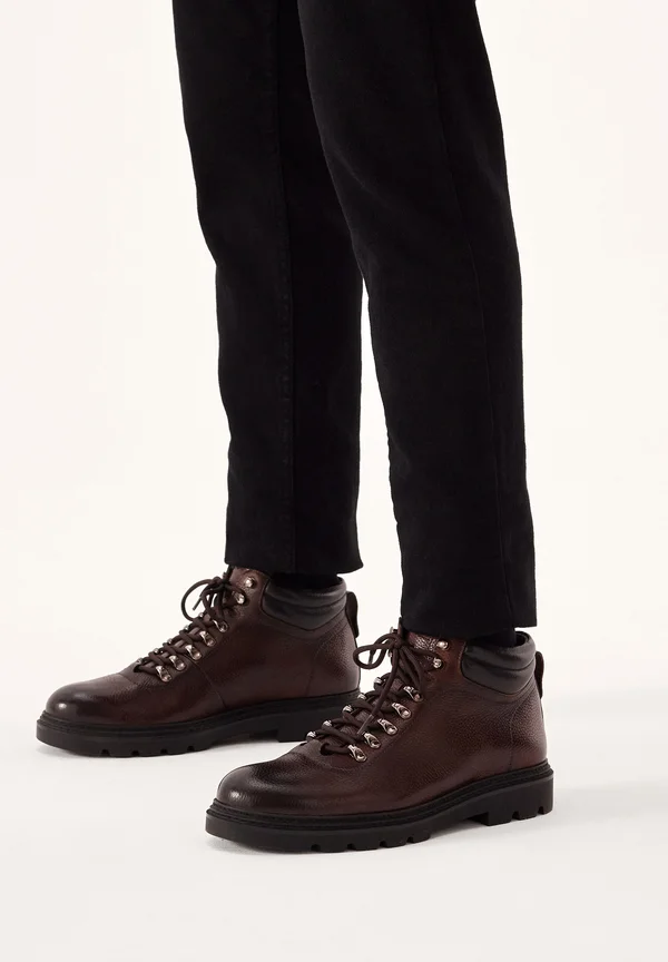 ASTUS - Lace-up ankle boots - brown