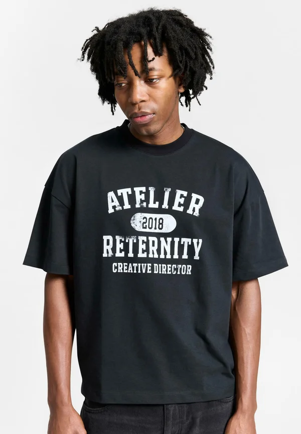 ATELIER EMBLEM  - Print T-shirt - black