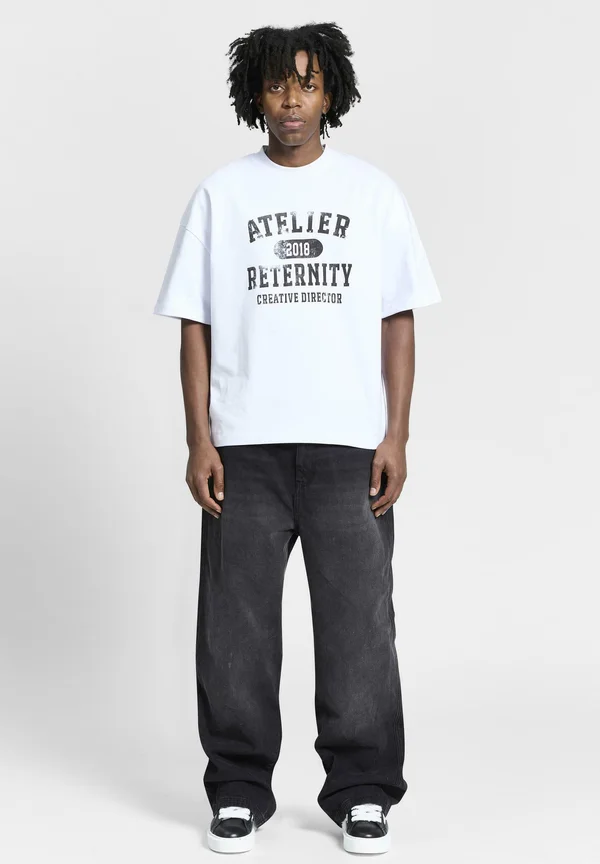 ATELIER EMBLEM - Print T-shirt - white