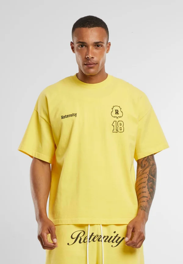 ATELIER MONUMENTS - Print T-shirt - yellow