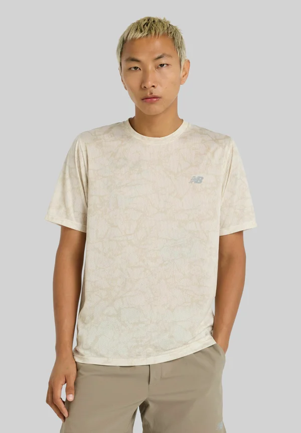 ATHLETICS  - Print T-shirt - beige