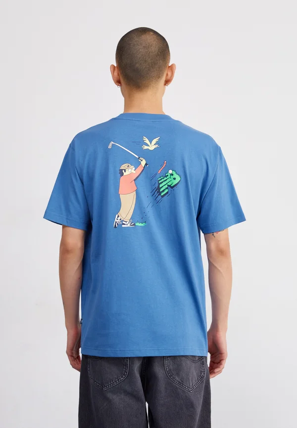 ATHLETICS RELAXED GOLF CARTOON - Print T-shirt - sea stone
