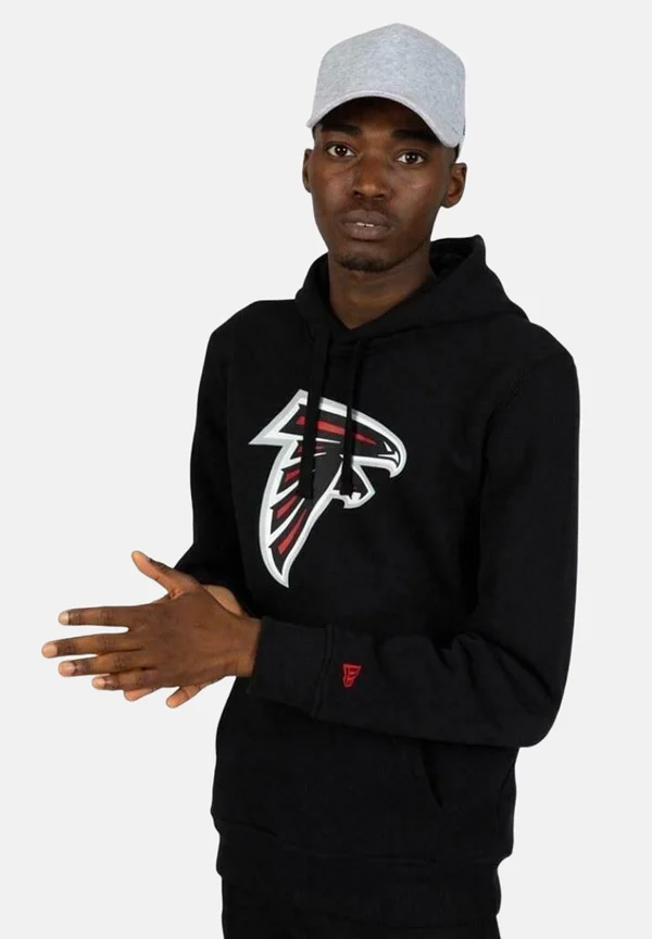 ATLANTA FALCONS NFL LOGO HOODY  - National team wear - schwarz